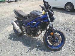 Salvage cars for sale from Copart Baltimore, MD: 2019 Suzuki SV650 A