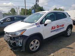 Salvage cars for sale at West Mifflin, PA auction: 2020 Chevrolet Trax LS