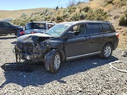 Toyota Highlander salvage cars for sale: 2012 Toyota Highlander Base