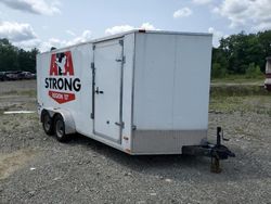 Salvage trucks for sale at Ellwood City, PA auction: 2014 Spjq 20TRAILER