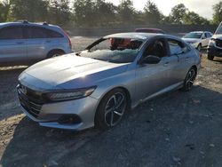 Salvage cars for sale from Copart Madisonville, TN: 2022 Honda Accord Sport