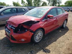 Ford Focus SEL salvage cars for sale: 2012 Ford Focus SEL