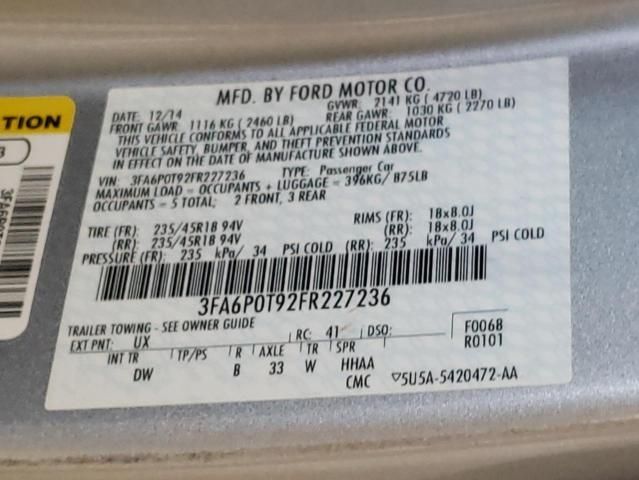 2015 Ford Fusion SE