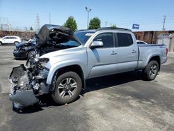 Salvage cars for sale from Copart Wilmington, CA: 2018 Toyota Tacoma Double Cab