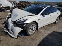 Salvage cars for sale from Copart Las Vegas, NV: 2021 Tesla Model 3