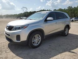 Salvage cars for sale at Greenwell Springs, LA auction: 2015 KIA Sorento LX
