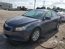 Vehiculos salvage en venta de Copart Chicago Heights, IL: 2011 Chevrolet Cruze LT