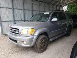 Salvage cars for sale from Copart Midway, FL: 2003 Toyota Sequoia Limited