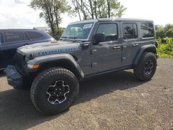 Salvage cars for sale from Copart Montreal Est, QC: 2022 Jeep Wrangler Unlimited Rubicon 4XE