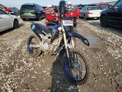 Salvage cars for sale from Copart Appleton, WI: 2021 Yamaha YZ450 F