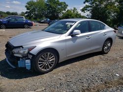 Infiniti Q50 salvage cars for sale: 2020 Infiniti Q50 Pure