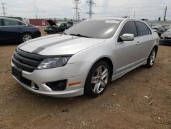 Salvage cars for sale from Copart Elgin, IL: 2010 Ford Fusion Sport