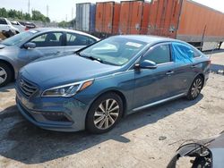 Salvage cars for sale at Bridgeton, MO auction: 2015 Hyundai Sonata Sport