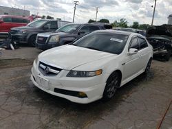 Salvage cars for sale at Chicago Heights, IL auction: 2007 Acura TL Type S