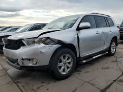 Salvage cars for sale from Copart Grand Prairie, TX: 2011 Toyota Highlander Base