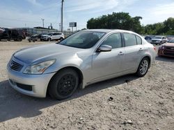 Salvage cars for sale from Copart Oklahoma City, OK: 2009 Infiniti G37 Base