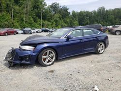 Salvage cars for sale from Copart Finksburg, MD: 2021 Audi A5 Premium 45