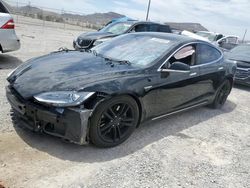 Salvage cars for sale at North Las Vegas, NV auction: 2015 Tesla Model S