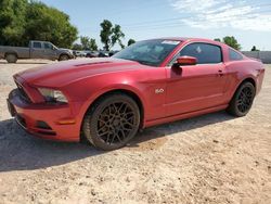 Salvage cars for sale at Mercedes, TX auction: 2013 Ford Mustang GT