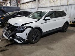 Salvage cars for sale at Woodburn, OR auction: 2022 Volkswagen Tiguan SE