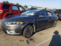 Salvage cars for sale at Moraine, OH auction: 2017 Ford Fusion SE