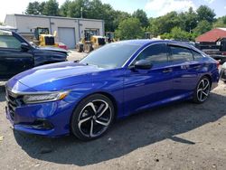Salvage cars for sale from Copart Mendon, MA: 2022 Honda Accord Sport