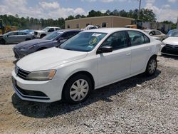 Salvage cars for sale at Ellenwood, GA auction: 2015 Volkswagen Jetta Base