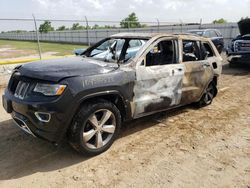 Salvage cars for sale at Houston, TX auction: 2016 Jeep Grand Cherokee Overland