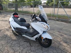 Salvage cars for sale from Copart Wheeling, IL: 2013 Suzuki AN650 A