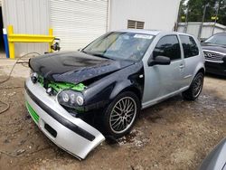 Salvage cars for sale at Austell, GA auction: 2001 Volkswagen GTI GLS