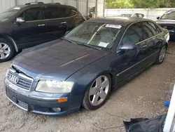 Salvage cars for sale from Copart Midway, FL: 2005 Audi A8 4.2 Quattro