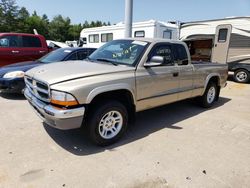 Salvage cars for sale at Eldridge, IA auction: 2002 Dodge Dakota SLT