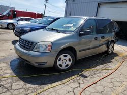Salvage cars for sale at Chicago Heights, IL auction: 2006 Ford Freestar SE