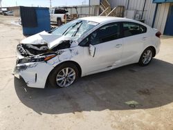 Salvage cars for sale from Copart Abilene, TX: 2017 KIA Forte LX
