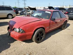 Salvage cars for sale from Copart Elgin, IL: 1989 Ford Mustang LX