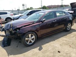 Salvage cars for sale at Chicago Heights, IL auction: 2015 KIA Optima LX