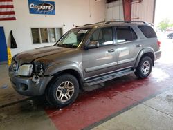 Salvage cars for sale from Copart Angola, NY: 2005 Toyota Sequoia Limited