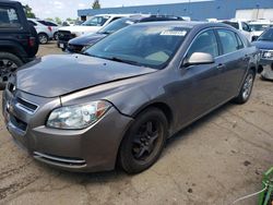 Chevrolet salvage cars for sale: 2010 Chevrolet Malibu 1LT