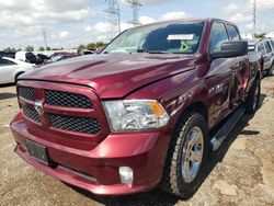 Salvage trucks for sale at Elgin, IL auction: 2017 Dodge RAM 1500 ST