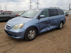 Salvage cars for sale at Elgin, IL auction: 2007 Honda Odyssey EX