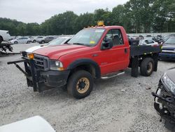 Salvage trucks for sale at North Billerica, MA auction: 2004 Ford F350 SRW Super Duty