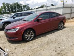 Salvage cars for sale from Copart Spartanburg, SC: 2015 Chrysler 200 S