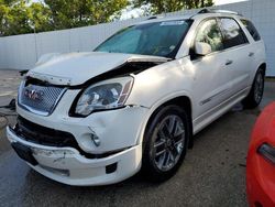 Salvage cars for sale at Bridgeton, MO auction: 2012 GMC Acadia Denali