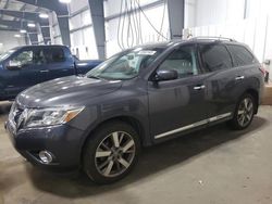 Salvage cars for sale at Ham Lake, MN auction: 2014 Nissan Pathfinder S