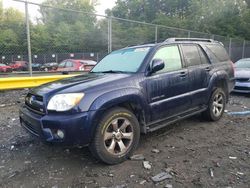 Salvage cars for sale from Copart Waldorf, MD: 2008 Toyota 4runner Limited