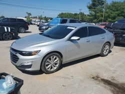 Chevrolet salvage cars for sale: 2020 Chevrolet Malibu LT