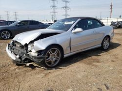 Salvage cars for sale at Elgin, IL auction: 2009 Mercedes-Benz CLK 550