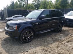 Salvage cars for sale at Waldorf, MD auction: 2012 Land Rover Range Rover Sport HSE