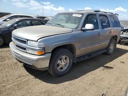 Salvage cars for sale from Copart Brighton, CO: 2001 Chevrolet Tahoe K1500