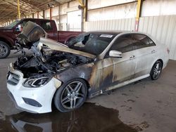 Salvage cars for sale at Phoenix, AZ auction: 2016 Mercedes-Benz E 400